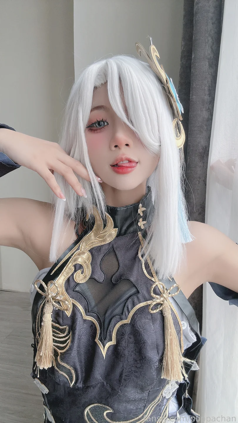 PoppaChan - Shenhe [28P-298MB] tg@simisebaisi 【丝足阁】010.webp